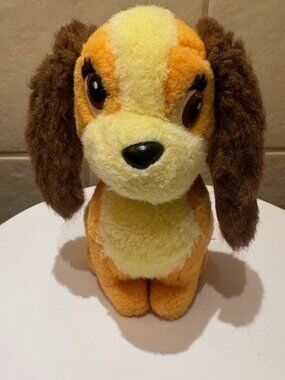Vintage Lady From Lady And The Tramp Stuffed Animal Plush 1994 Walt Disney 7"